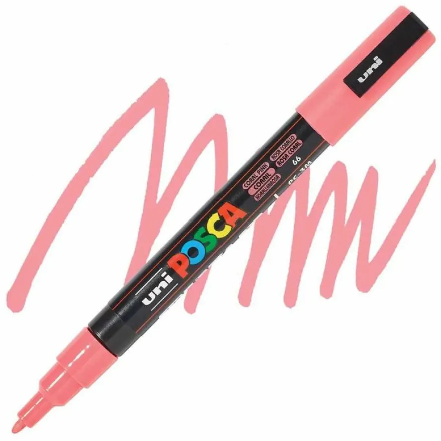 Posca - Marqueur peinture pointe extra fine - Corail
