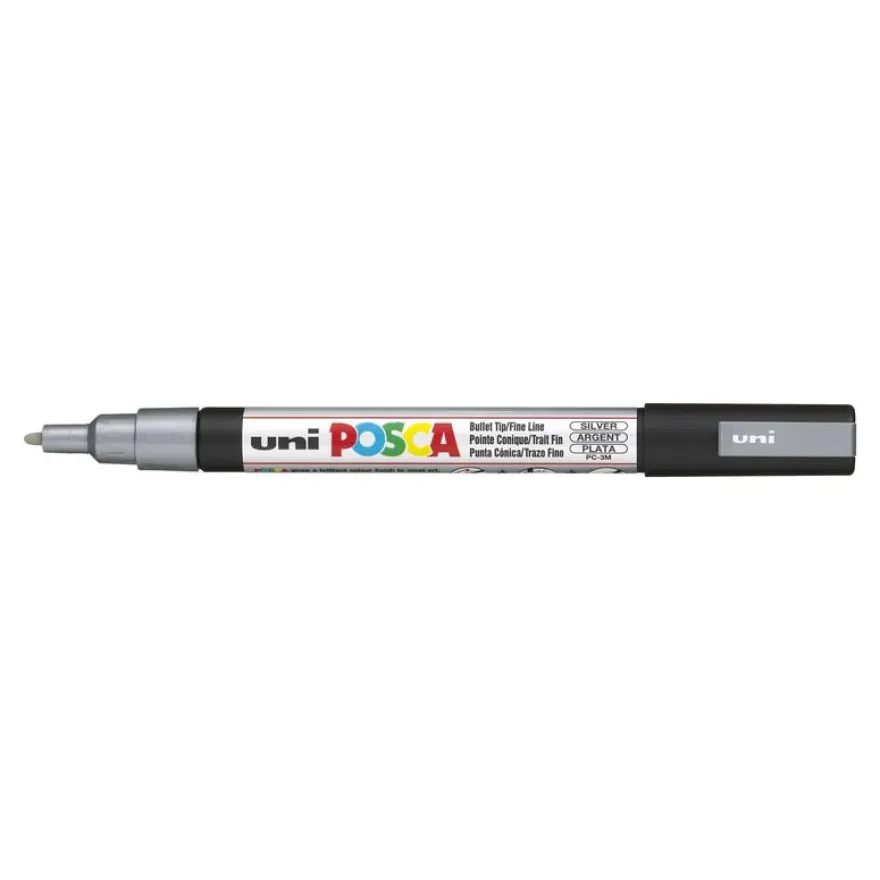 Posca - Marqueur peinture pointe fine - argent