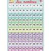 Poster pédagogique Nombres 1/100 - 52 x 76 cm - Bouchut