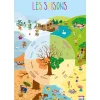 Poster pédagogique Saisons - 52 x 76 cm - Bouchut