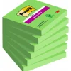 Post-it - 6 Blocs notes Super Sticky - vert - 76 x 76 mm