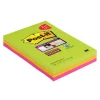 Post-it - 3 Blocs notes Super Sticky - grand format 101 x 152 mm