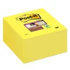 Post-it - Bloc Cube Super Sticky - 450 feuilles - 76 x 76 mm - jaune jonquille