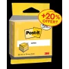 Post-it® - Cube de Notes Ultra - 76 mm x 76 mm - 390 dont 65 Feuilles Offertes - 100% PEFC