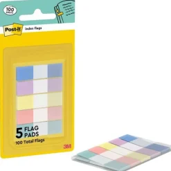 Post-it - Marque-pages Mini Pastels : 100 feuilles repositionnables