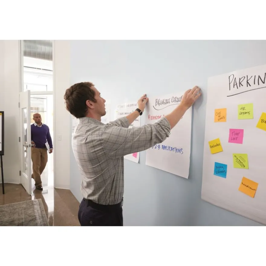 Post-it Meeting Charts - Bloc de 20 feuilles grand format - pour affichage mural