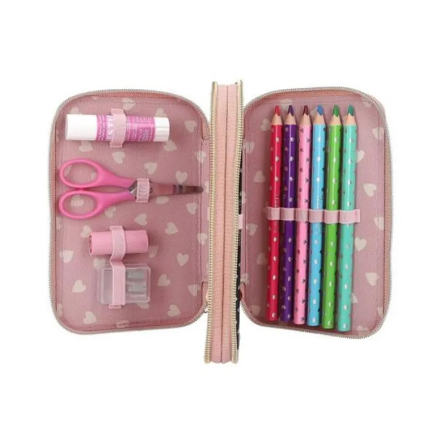 Princess Mimi - Trousse - rose - fourrure de lapin