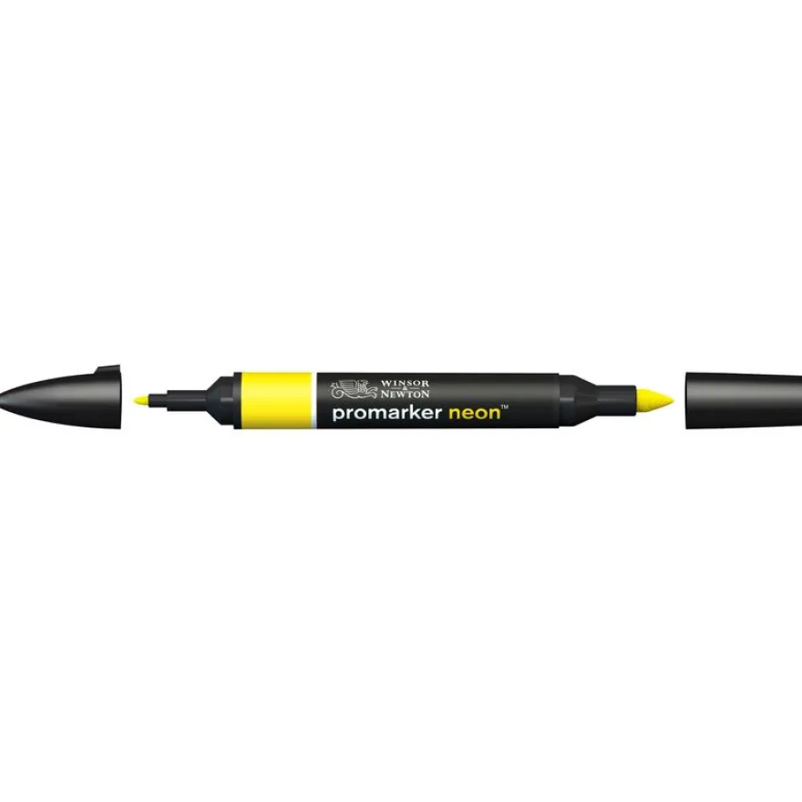 ProMarker - Marqueur double pointe - jaune néon lumineux