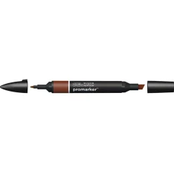 ProMarker - Marqueur double pointe - noyer