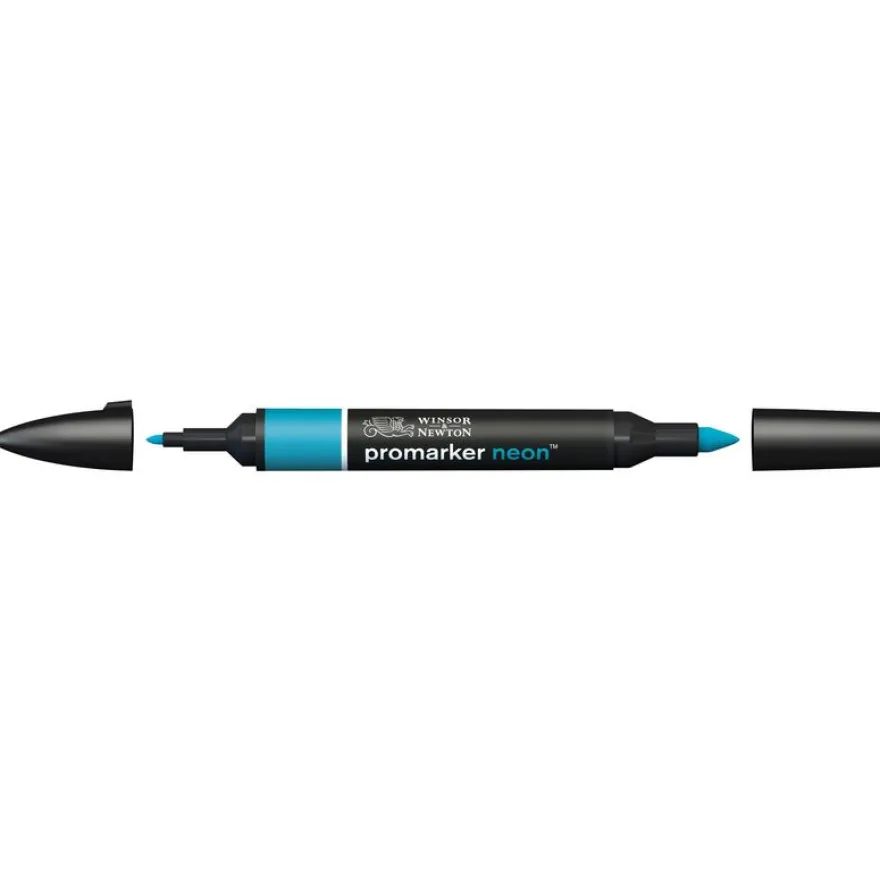 ProMarker - Marqueur double pointe - bleu vif néon