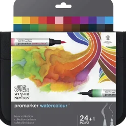 ProMarker - Pack de 24 marqueurs double pointe - assortiment