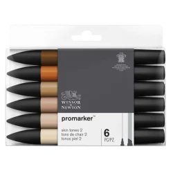 ProMarker - Pack de 6 marqueurs double pointe - ton de chair