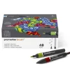 ProMarker brush - coffret 48 marqueurs double pointe