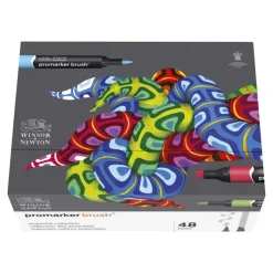 ProMarker brush - coffret 48 marqueurs double pointe
