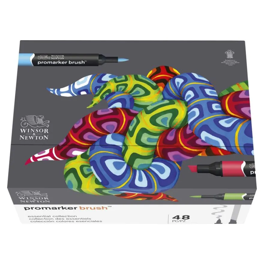 ProMarker brush - coffret 48 marqueurs double pointe