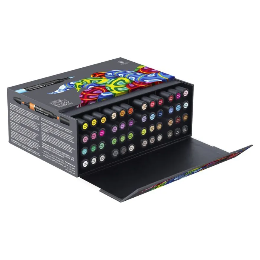ProMarker brush - coffret 48 marqueurs double pointe