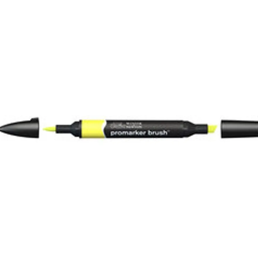 Promarker Brush - Stylo pinceau et marqueur - citron
