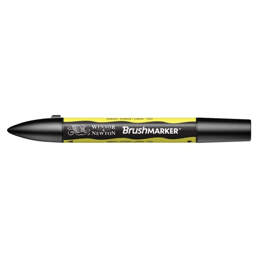 Promarker Brush - Stylo pinceau et marqueur - citron