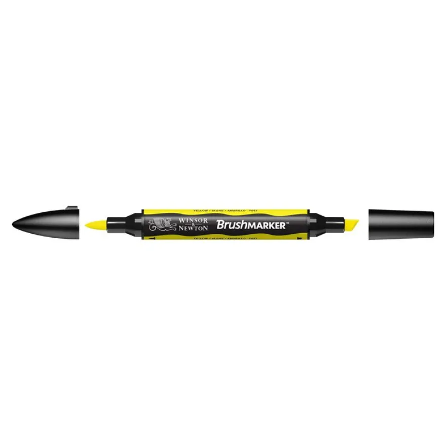 Promarker Brush - Stylo pinceau et marqueur - jaune