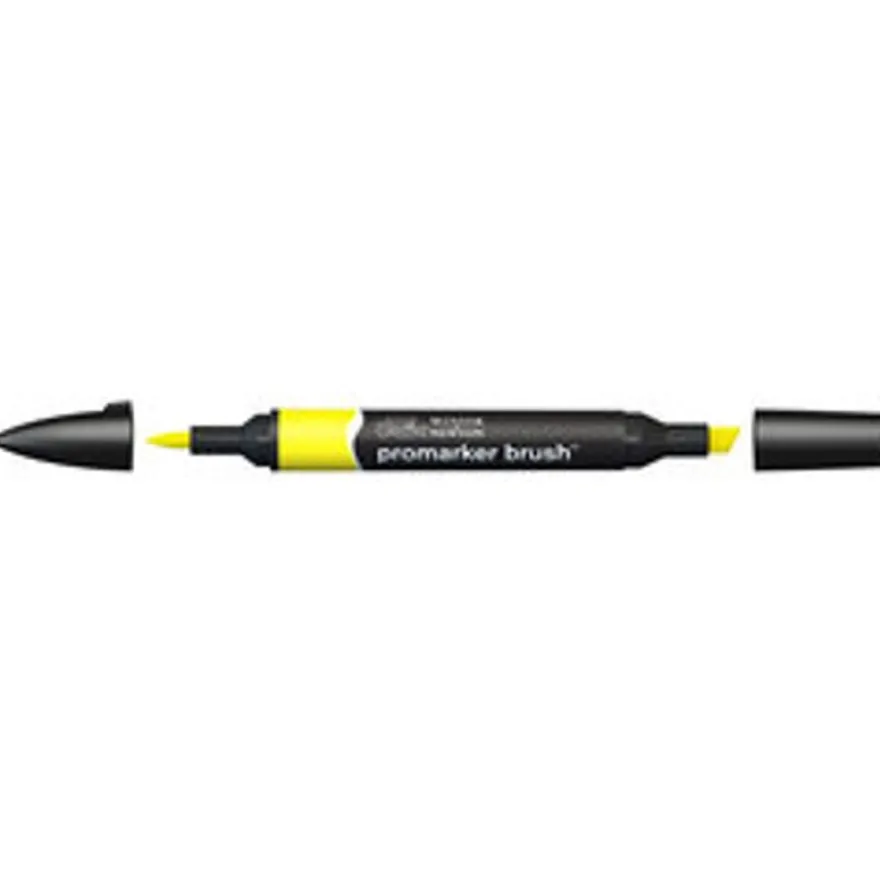 Promarker Brush - Stylo pinceau et marqueur - jaune