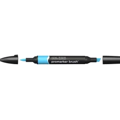 Promarker Brush - Stylo pinceau et marqueur - bleu ciel