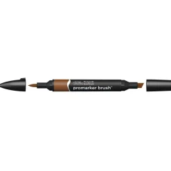 Promarker Brush - Stylo pinceau et marqueur - terre de sienne
