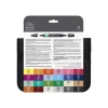 ProMarker brush - Trousse 24 marqueurs - double pointe - étudiant designer