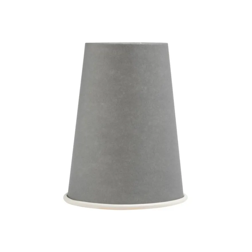 Pronappe - 15 Gobelets en carton - 20 cl - jetable - gris