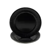 Pronappe - Assiette - Taille 23 cm diameter - rond - jetable - noir (pack de 20)