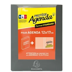 Protège-agenda standard pour agenda 12 x 17 cm - Exacompta