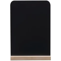 Présentoir de table en ardoise et bois - format A5