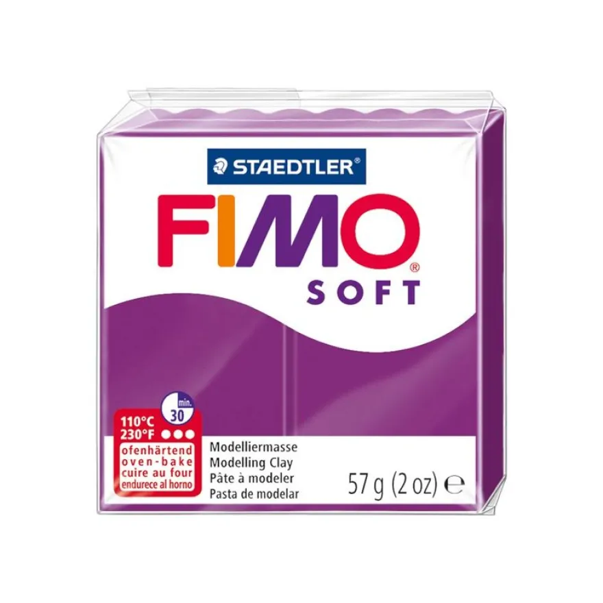 Pâte Fimo Soft - Violet - 57G