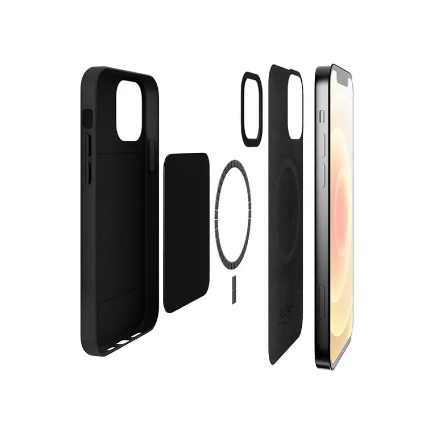 Puro SKYMAG - coque de protection pour Iphone 12 Pro Max - compatible MagSafe - noir