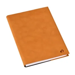 Quo Vadis - Agenda 16 mois - 2026-2027 - Plan Note - Semainier Notes - Multilingue - Andrea - Marron - 16 mois de septembre à décembre - 15x21 cm - Papier Clairefontaine blanc - Fabrication française