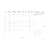 Quo Vadis - Agenda 16 mois - 2026-2027 - Planning SD - Semainier Planning - Français - Club - Beige - 16 mois de septembre à décembre - 18x24 cm - Papier Clairefontaine blanc - Fabrication française