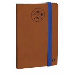 Quo Vadis - Agenda 16 mois - 2026-2027 - Affaires SD - Semainier Planning - Multilingue - Everest - Marron - 16 mois de septembre à décembre - 10x15 cm
