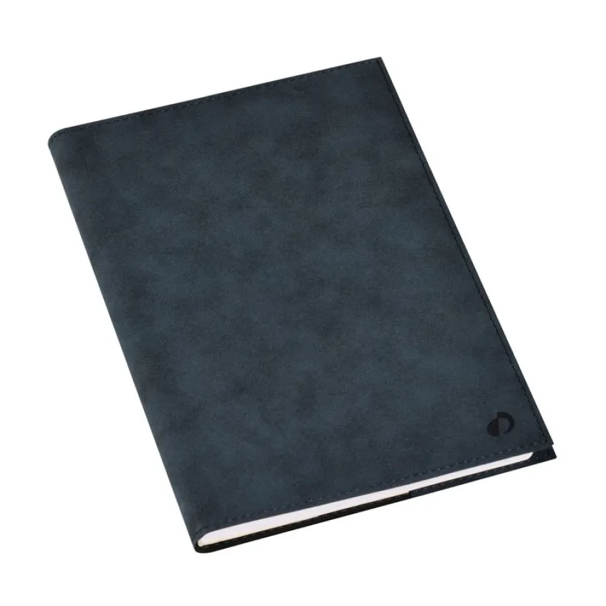 Quo Vadis - Agenda 16 mois - 2026-2027 - Plan Note - Semainier Notes - Multilingue - Andrea - Bleu - 16 mois de septembre à décembre - 15x21 cm - Papier Clairefontaine blanc - Fabrication française