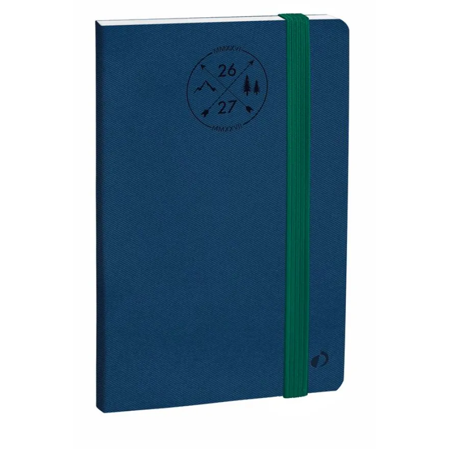 Quo Vadis - Agenda 16 mois - 2026-2027 - Affaires SD - Semainier Planning - Multilingue - Everest - Bleu - 16 mois de septembre à décembre - 10x15 cm