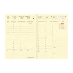 Quo Vadis - Agenda année scolaire - 2026-2027 - Universitaire Prestige - Semainier Planning - Français - Soho - Rouge - 13 mois de août à août - 10x15 cm