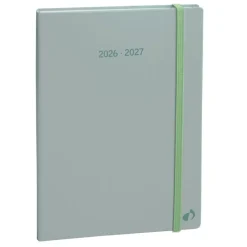 Quo Vadis - Agenda année scolaire - 2026-2027 - Ministre Septembre Color - Semainier Planning - Multilingue - Pastel - Vert clair - 13 mois de août à août - 16x24 cm