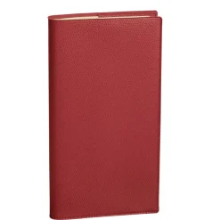 Quo Vadis - Agenda année scolaire - Spiralé - 2026-2027 - Italsept S Prestige - Semainier Horizontal - Français - Impala - Rouge - 13 mois de août à août - 8,8x17 cm
