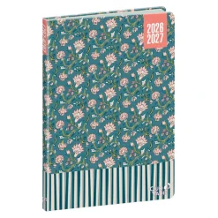 Quo Vadis - Agenda année scolaire - 2026-2027 - Hebdocolor 21 - Semainier Horizontal - Français - Canopy - Multicolore - 12 mois de août à juillet - 15x21 cm