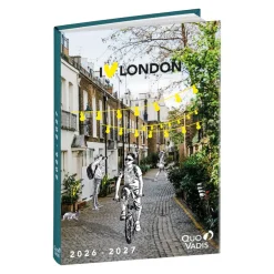 Quo Vadis - Agenda année scolaire - 2026-2027 - Eurotextagenda - Journalier - Multilingue - Cities - 12 mois de août à juillet - 12x17 cm - Papier Clairefontaine blanc - Fabrication française