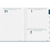 Quo Vadis - Agenda année scolaire - 2026-2027 - Eurotextagenda Recyclé - Journalier - Multilingue - Eunoia - Rouge - 12 mois de août à juillet - 12x17 cm