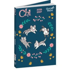 Quo Vadis - Agenda année scolaire - 2026-2027 - Eurotextagenda - Journalier - Multilingue - Chi - Multicolore - 12 mois de août à juillet - 12x17 cm