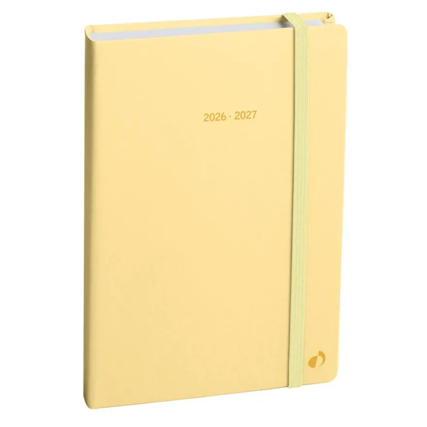 Quo Vadis - Agenda année scolaire - 2026-2027 - Universitaire Color - Semainier Planning - Multilingue - Pastel - Beige - 13 mois de août à août - 10x15 cm