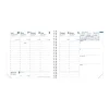 Quo Vadis - Agenda année scolaire - Spiralé - 2026-2027 - Exécutif S Septembre - Semainier Planning - Français - Egeo - Multicolore - 13 mois de août à août - 16x16 cm