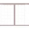 Quo Vadis - Agenda année scolaire - 2026-2027 - Universitaire Color - Semainier Planning - Multilingue - Pastel - Vert clair - 13 mois de août à août - 10x15 cm