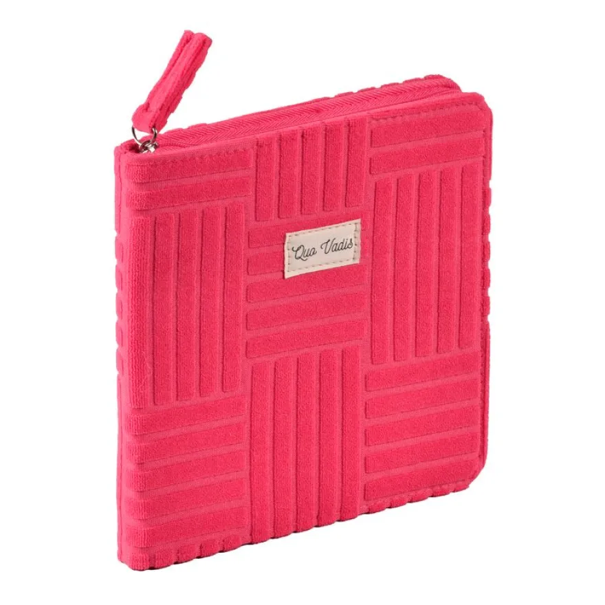 Quo Vadis - Agenda année scolaire - 2026-2027 - Exécutif Septembre Color - Semainier Planning - Multilingue - Théa - Rose - 13 mois de août à août - 16x16 cm - Papier Clairefontaine blanc