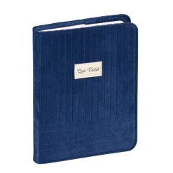 Quo Vadis - Agenda année scolaire - 2026-2027 - Eurotextagenda - Journalier - Multilingue - Colette - Bleu - 12 mois de août à juillet - 12x17 cm - Papier Clairefontaine blanc